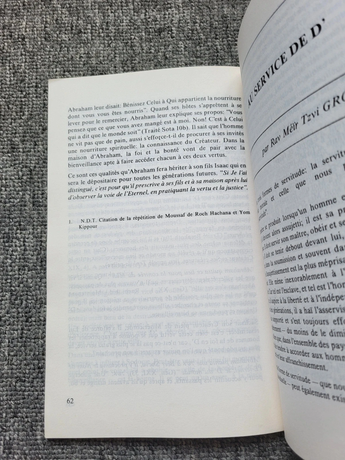 Livre Emounah n° 12 : Pensée juive, Torah, Judaïsme (Rabbi Avraham) - Zeldzaam – photo 5